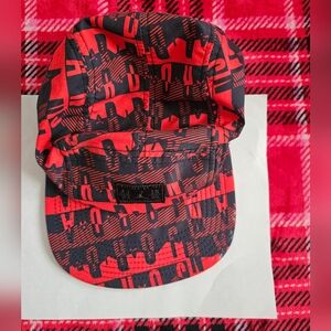 Jordan Red and Black Patterned Camp Cap